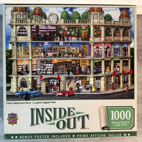 MasterPieces Puzzle; Field's Department Store - Inside Out series; 1000 pieces - Picture 1 of 7
